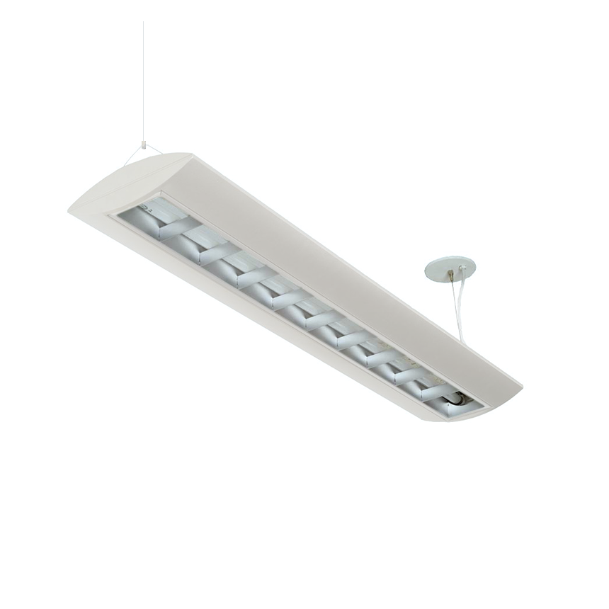 Alcon Reyon 10124-8 Low Profile 8 FT Commercial Fluorescent Light