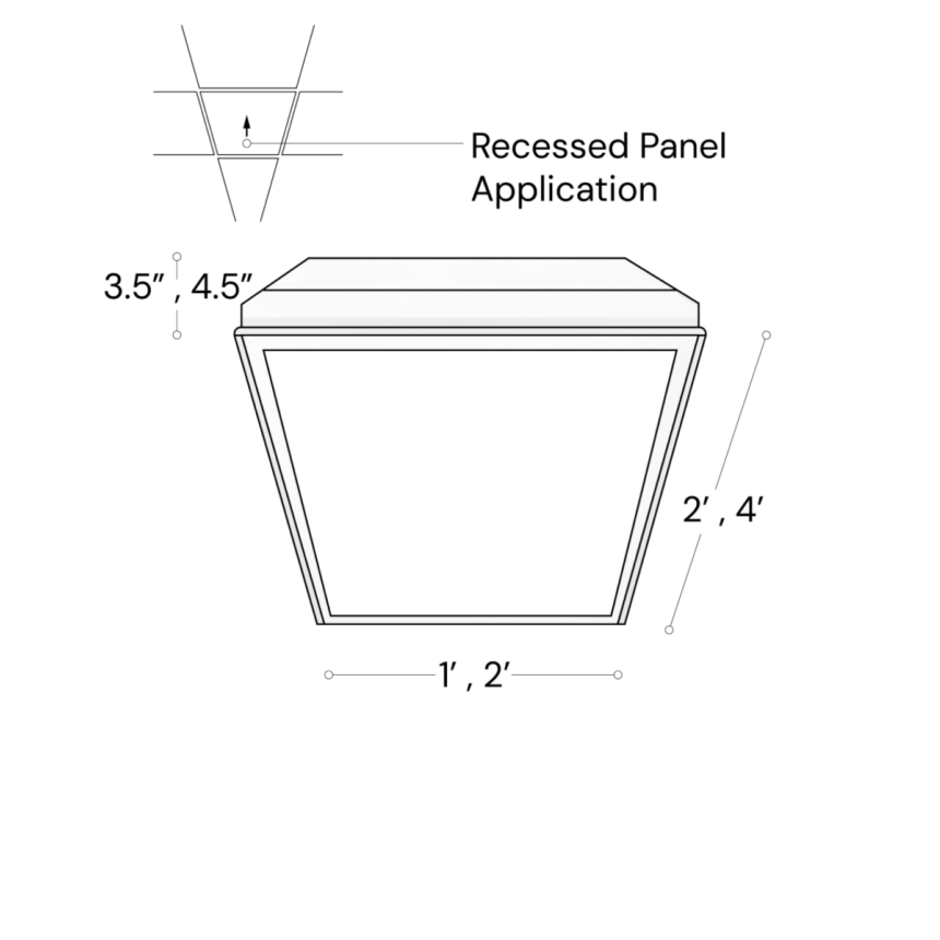 Alcon 14079 LED troffer light by Alcon Lighting.