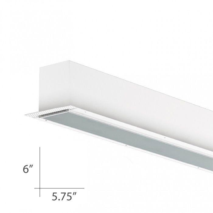 4 foot recessed fluorescent light fixture