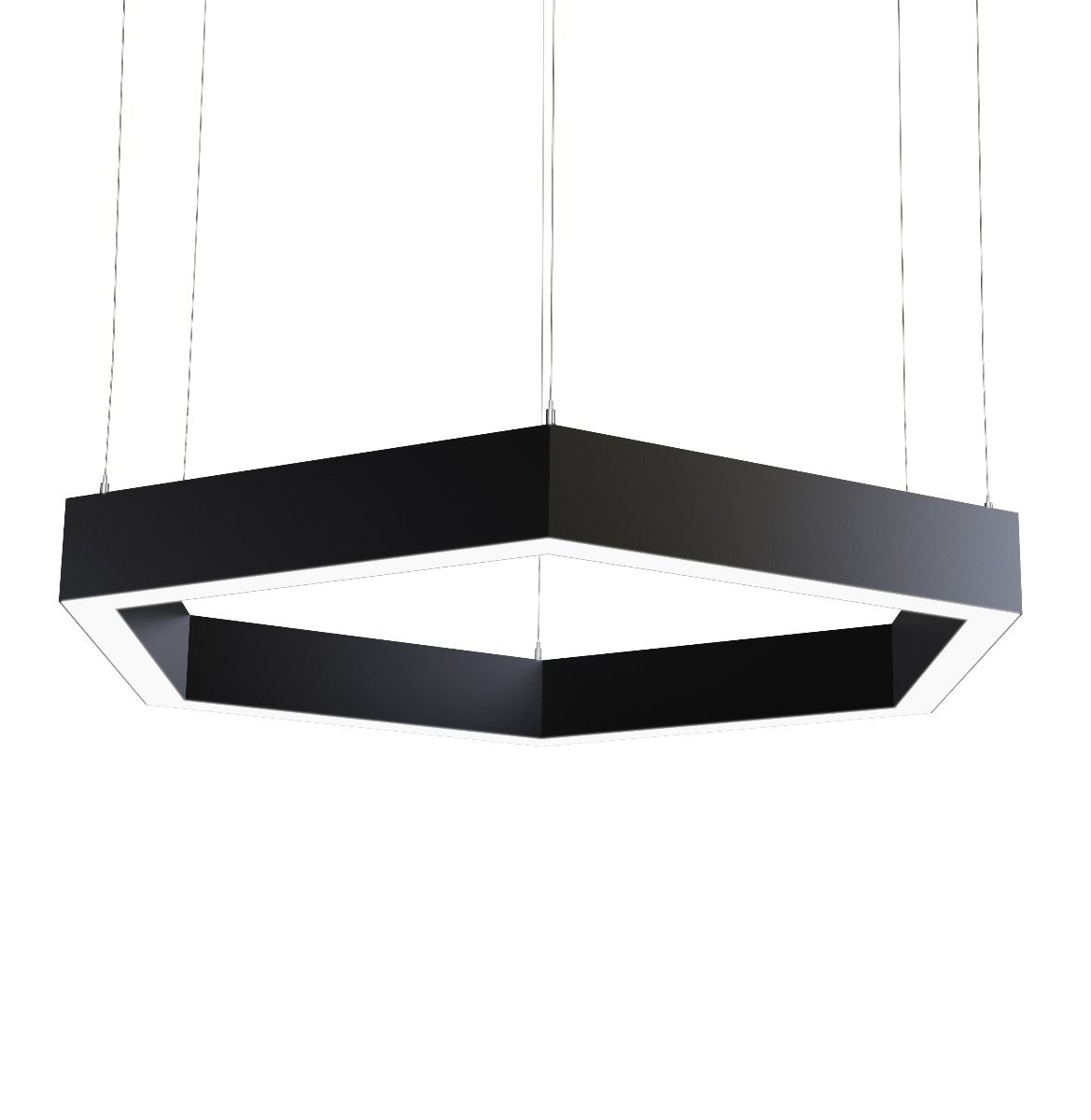 Alcon Lighting 12132 Hexagon Suspended Pendant Direct Light Fixture