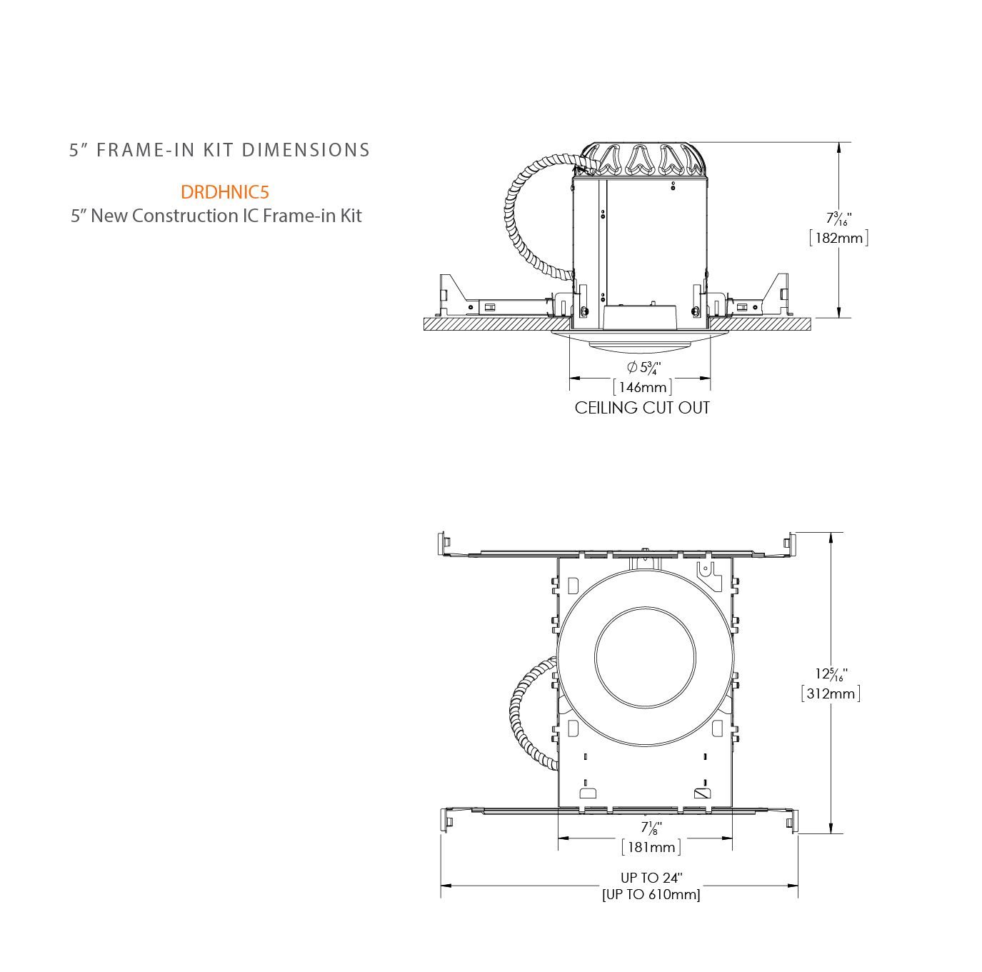 DMF Lighting DRD1 All-in-one 4 Inch, 5 Inch, or 6 Inch Aperture LED ...